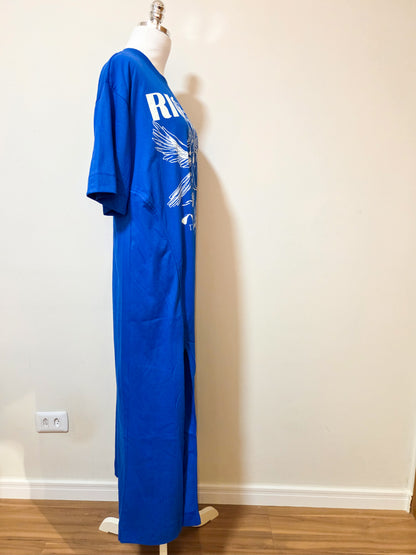 Vestido Farm Copacabana Azul