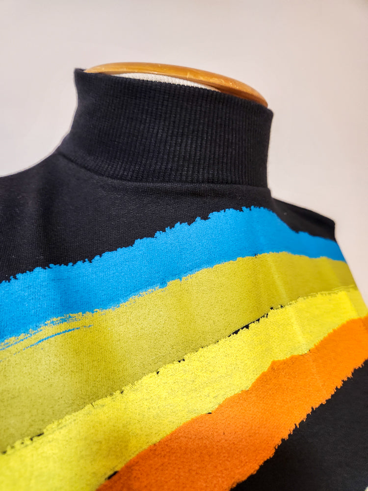 Vestido Farm Colorido Por Natureza Preto
