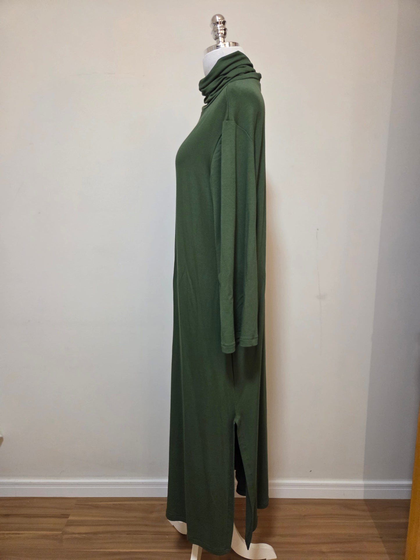 Vestido Friga Verde Musgo
