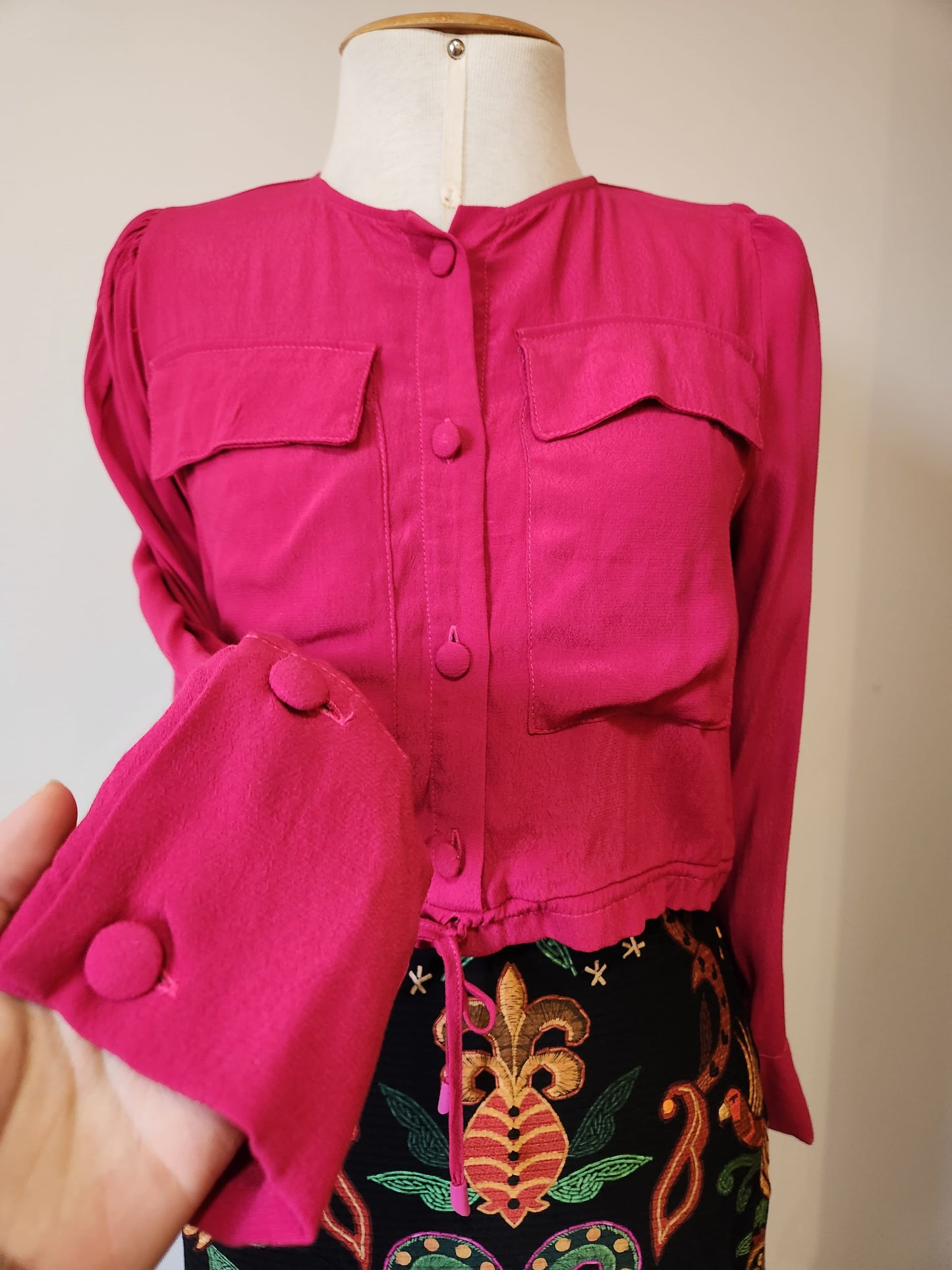 Camisa Farm Rosa Klim