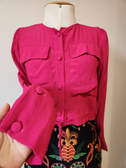 Camisa Farm Rosa Klim