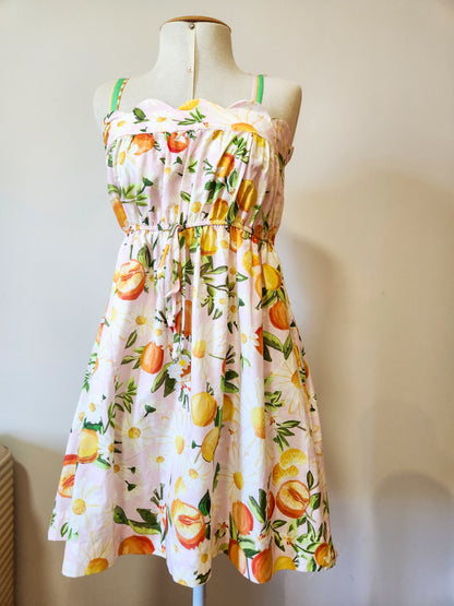 Vestido Farm Curto Sonho de Tangerina