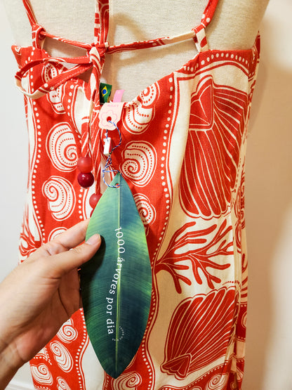 Vestido Farm Estampa Conchas