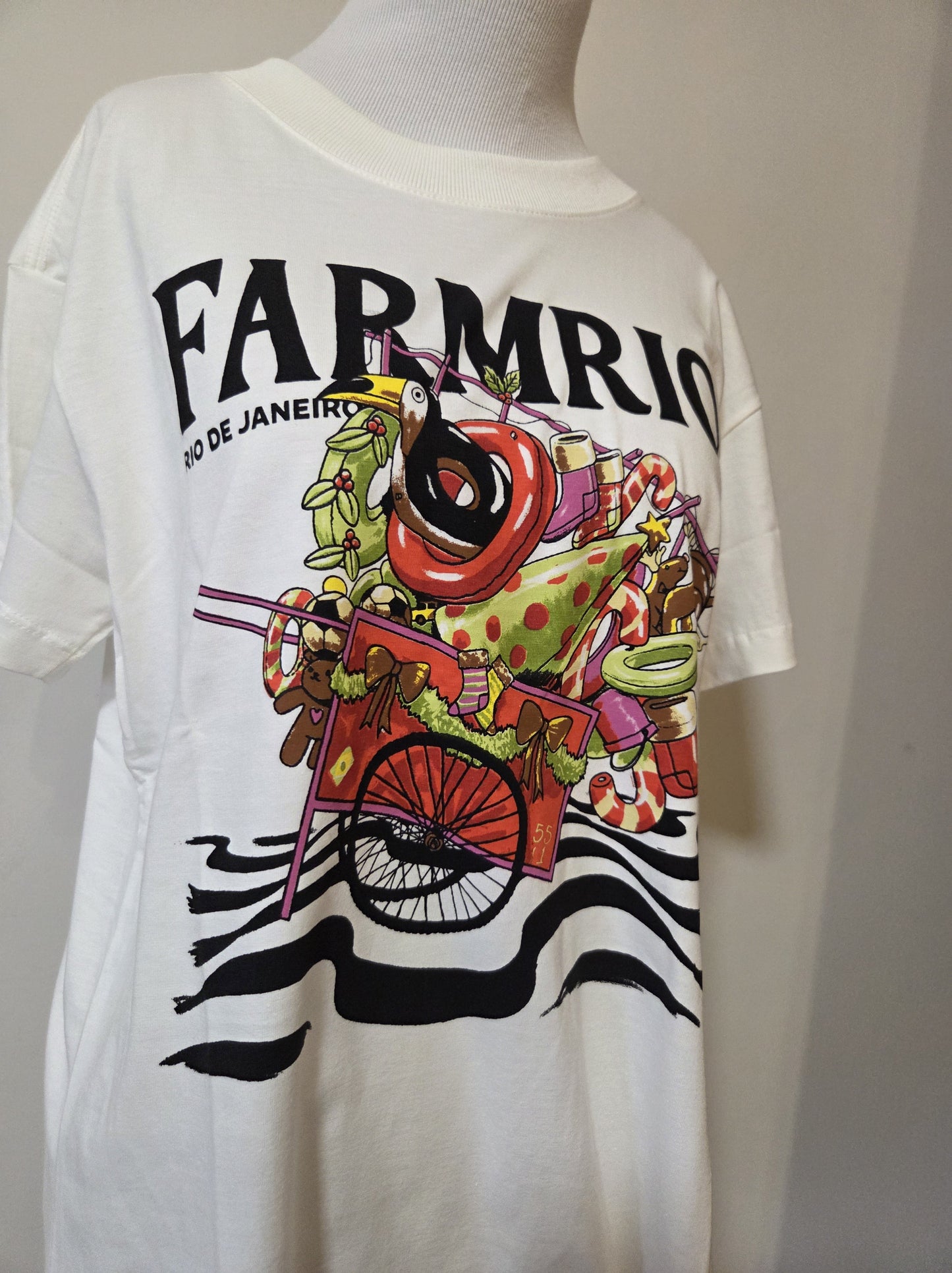 Camiseta Farm Papai Noel da Praia