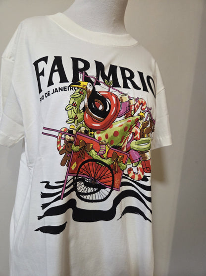 Camiseta Farm Papai Noel da Praia