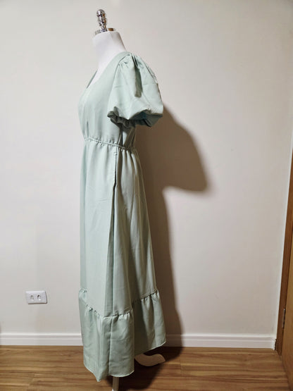 Vestido Berry Verde Menta Princesa
