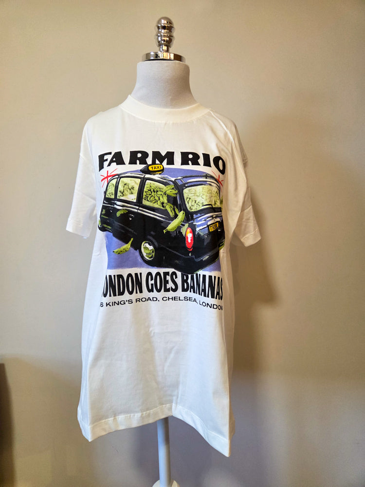 Camiseta Farm Rio London Goes Bananas