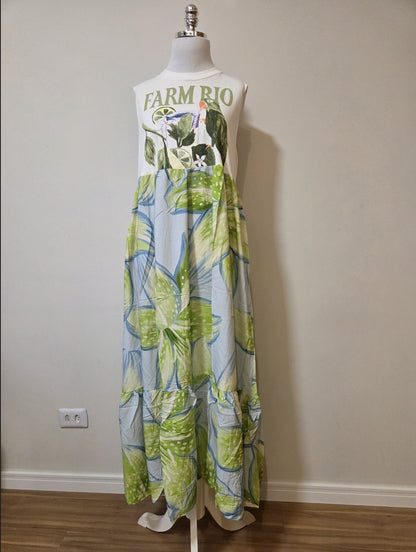 Vestido Farm Patch Mojito