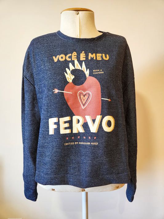 Moletom Farm Fervo Fundo Jeans