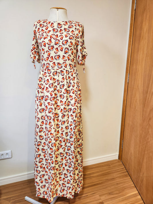 Vestido Kitson Estampa de Raposas