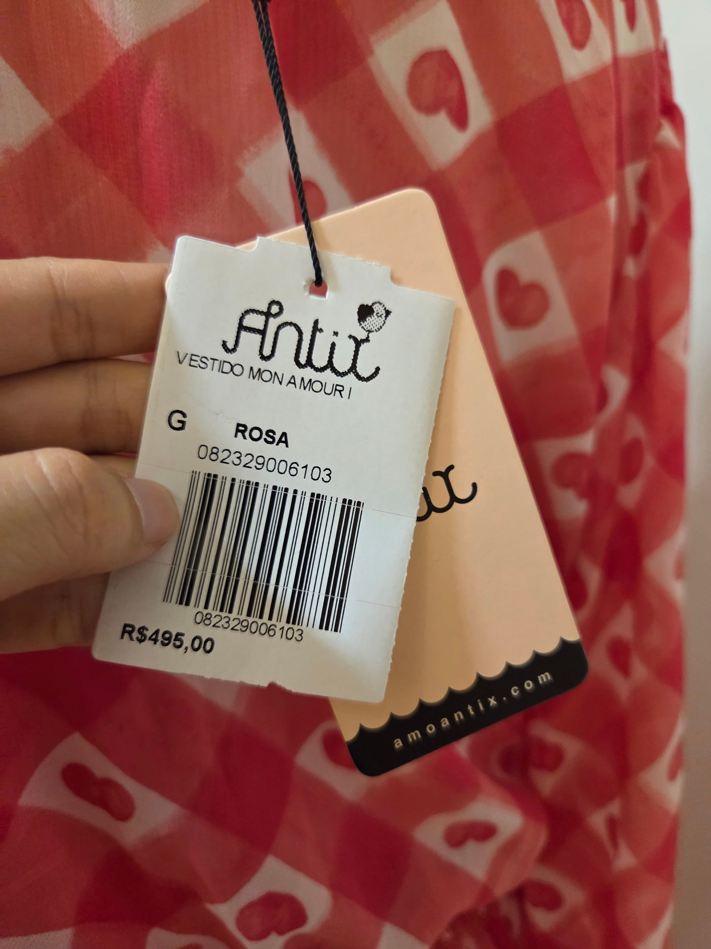 Vestido Antix Mon Amour I - Rosa