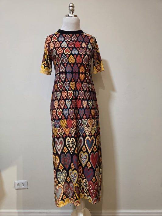 Vestido Midi Farm Corações