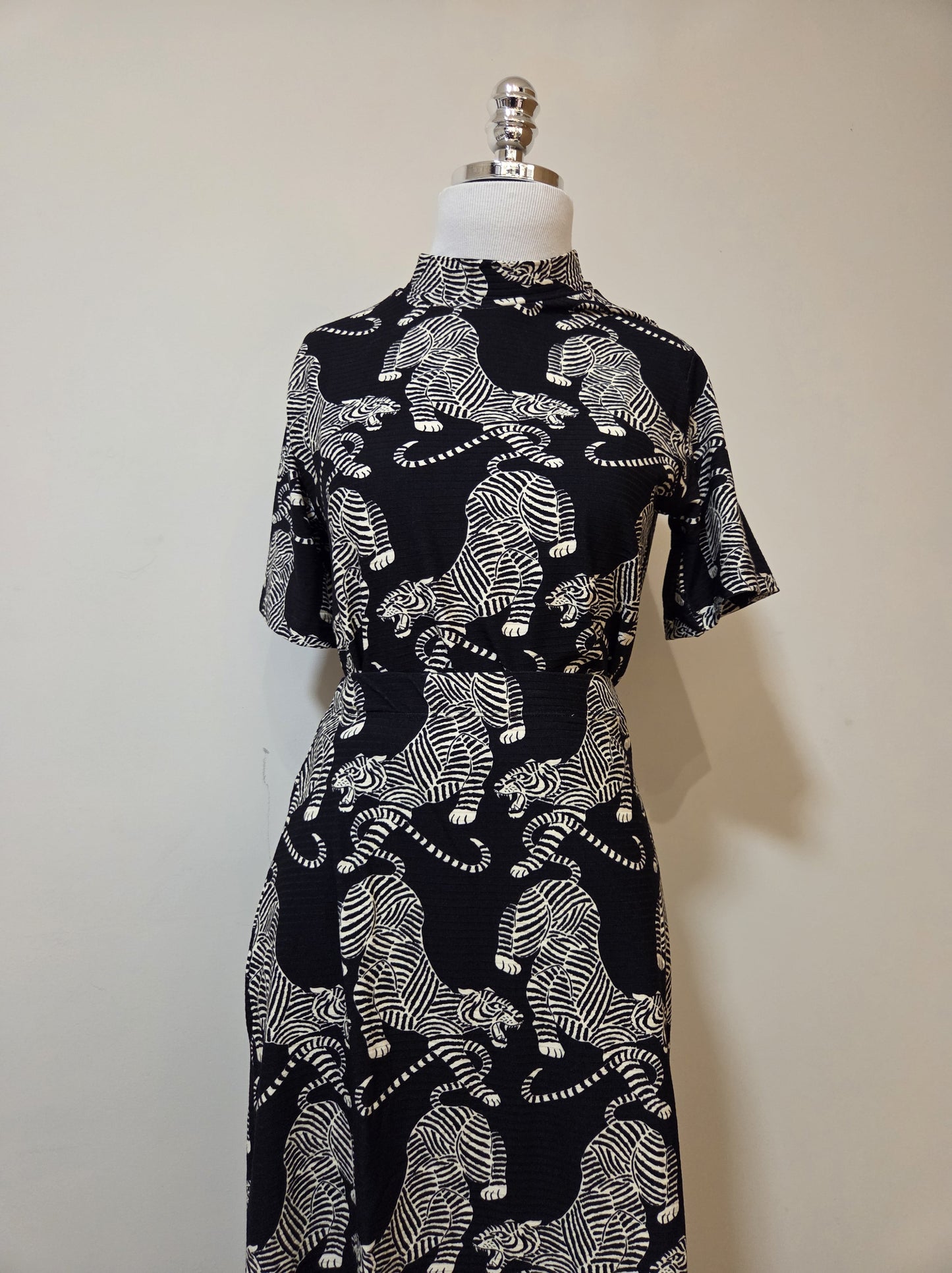 Conjunto Farm Estampa Zebras Preto e Branco