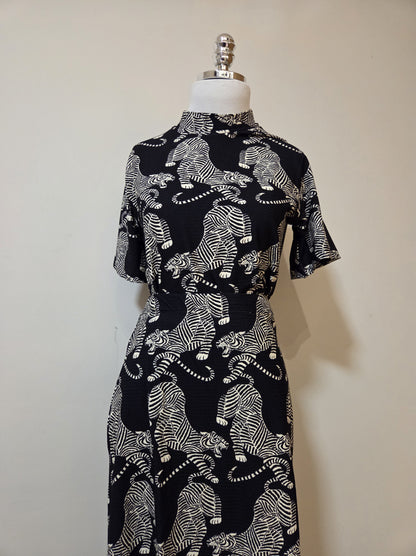 Conjunto Farm Estampa Zebras Preto e Branco