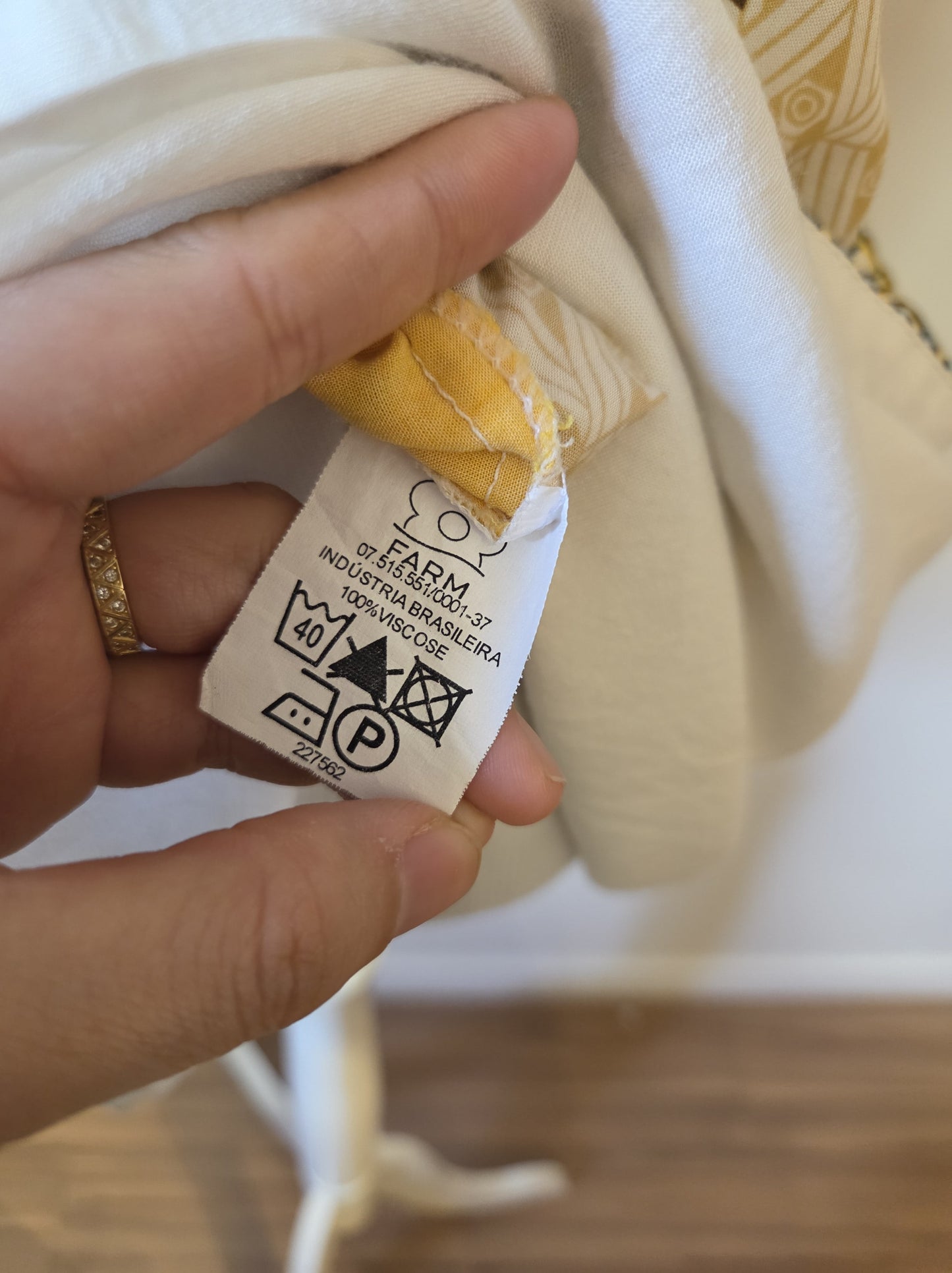 Vestido Farm Curto Étnica