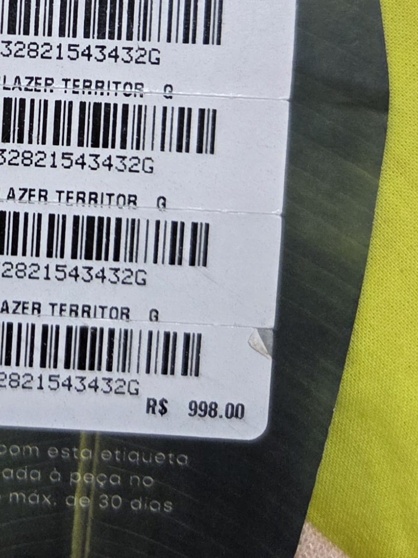 Maxi Blazer Farm Estampa Abstrata Colorida