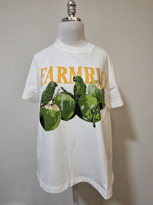Camiseta Farm Papagaios e Água de Coco