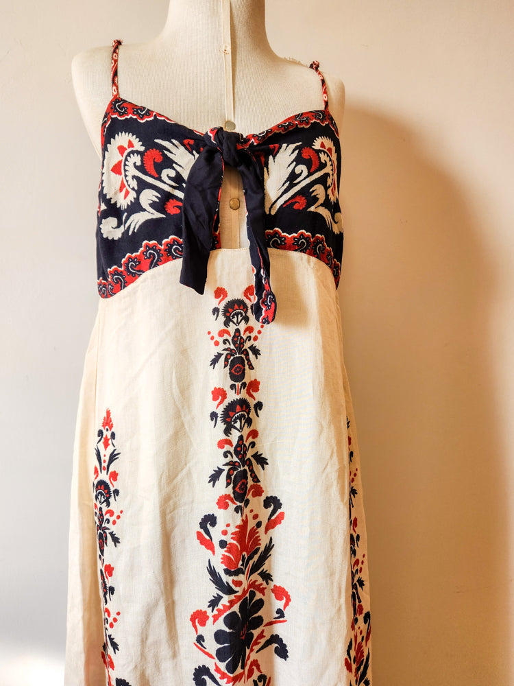 Vestido Farm Midi Tapete de Flor