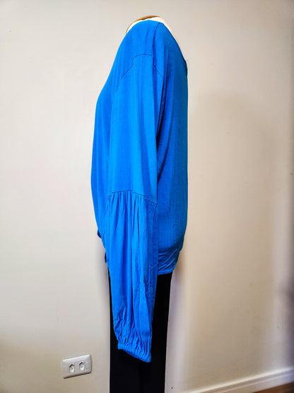 Blusinha Azul Nova Manga Comprida