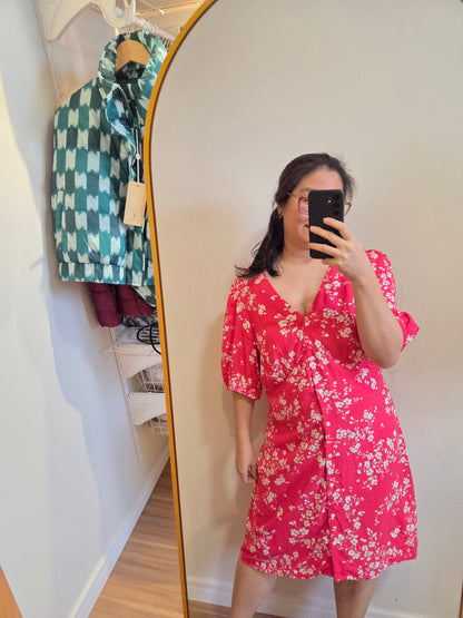 Vestido GAP Floral Rosa