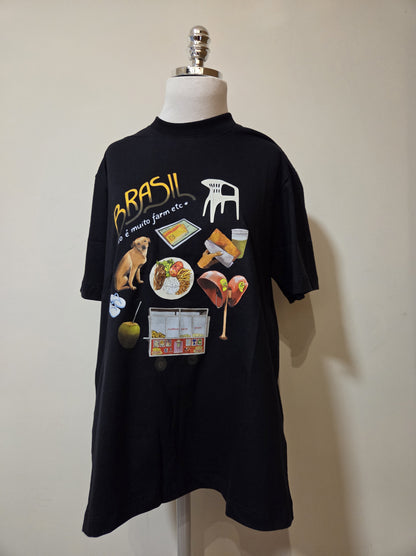 Camiseta Farm Ipanema Pack Brasil Preto