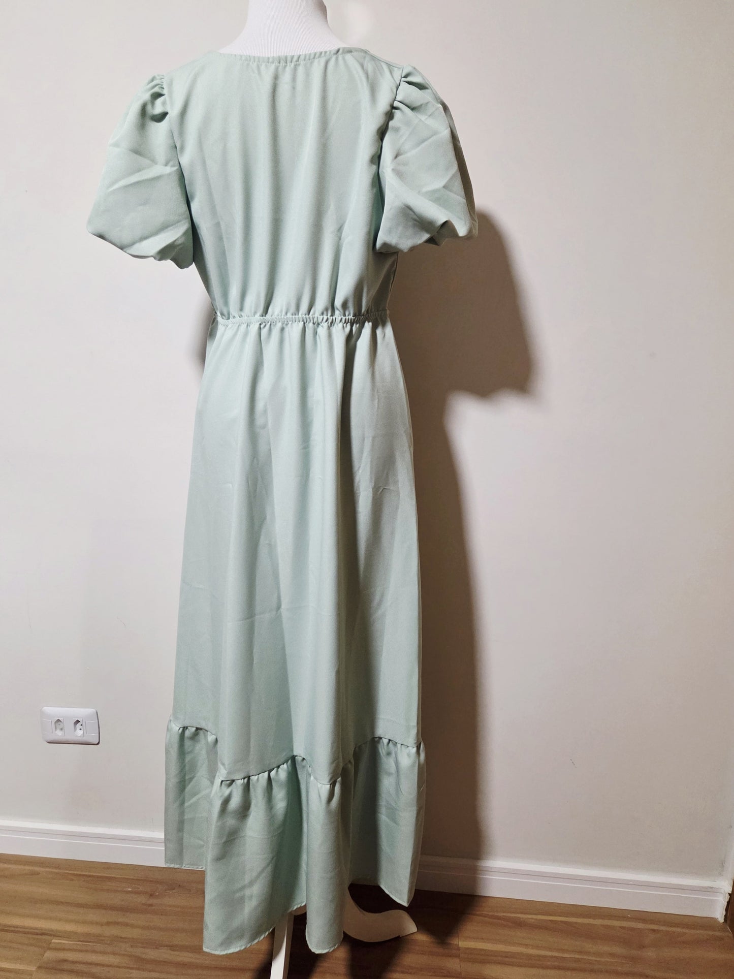 Vestido Berry Verde Menta Princesa