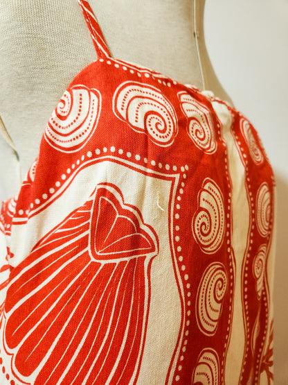 Vestido Farm Estampa Conchas