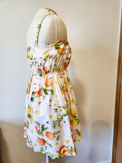 Vestido Farm Curto Sonho de Tangerina