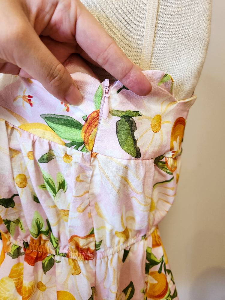 Vestido Farm Curto Sonho de Tangerina