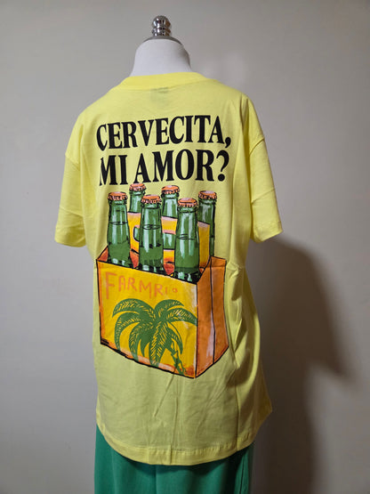 Camiseta Farm Estampa Cervecita