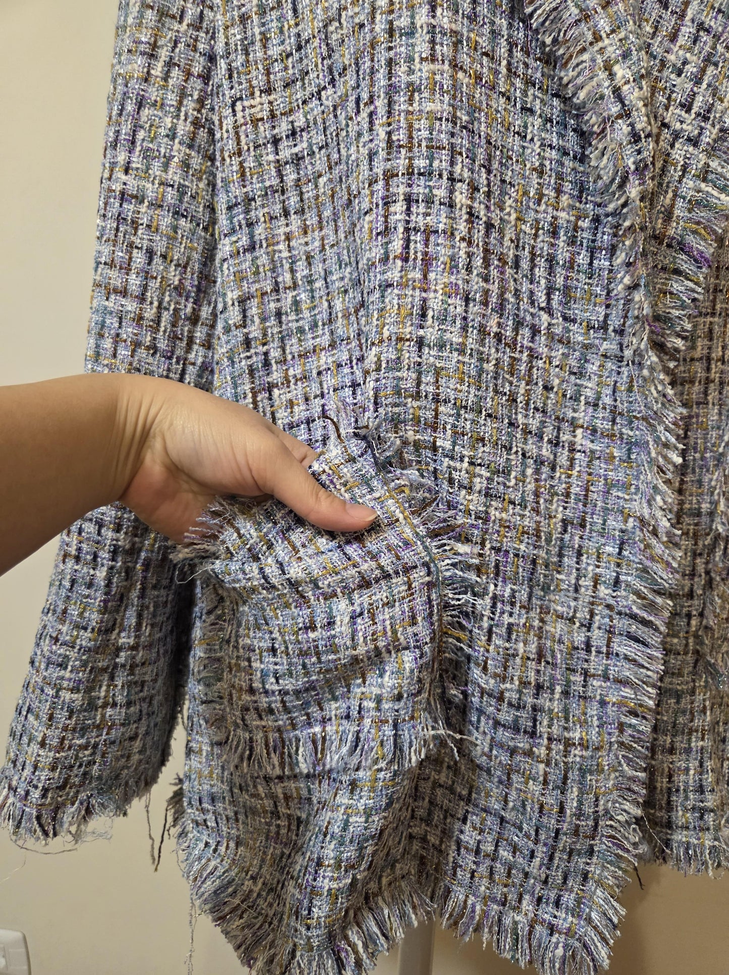 Blazer Iolanda Tweed Tons de Lilás