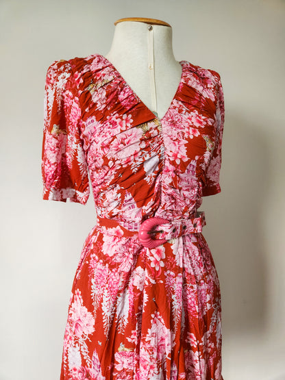 Vestido Antix Curto Estampa Passeio do Tigre