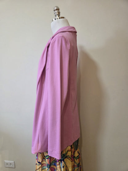 Blazer Maria Filó Rosa Begônia