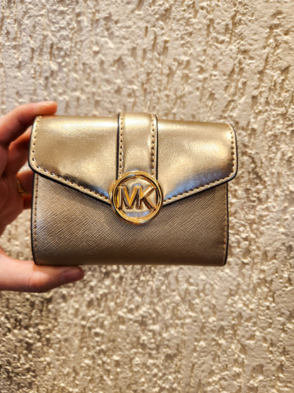 Carteira Michael Kors Dourada