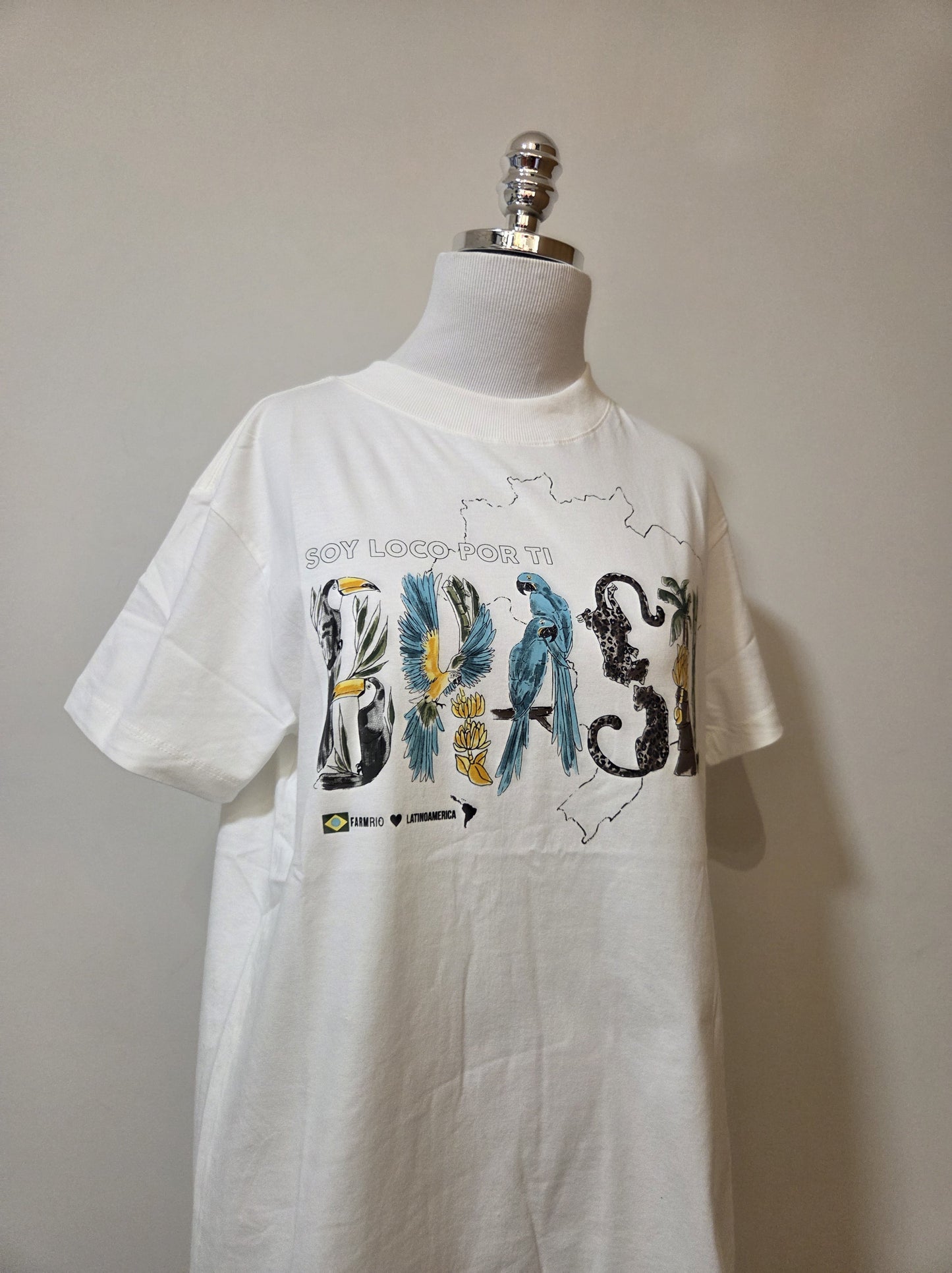 Camiseta Farm Soy Loco Por Ti Brasil