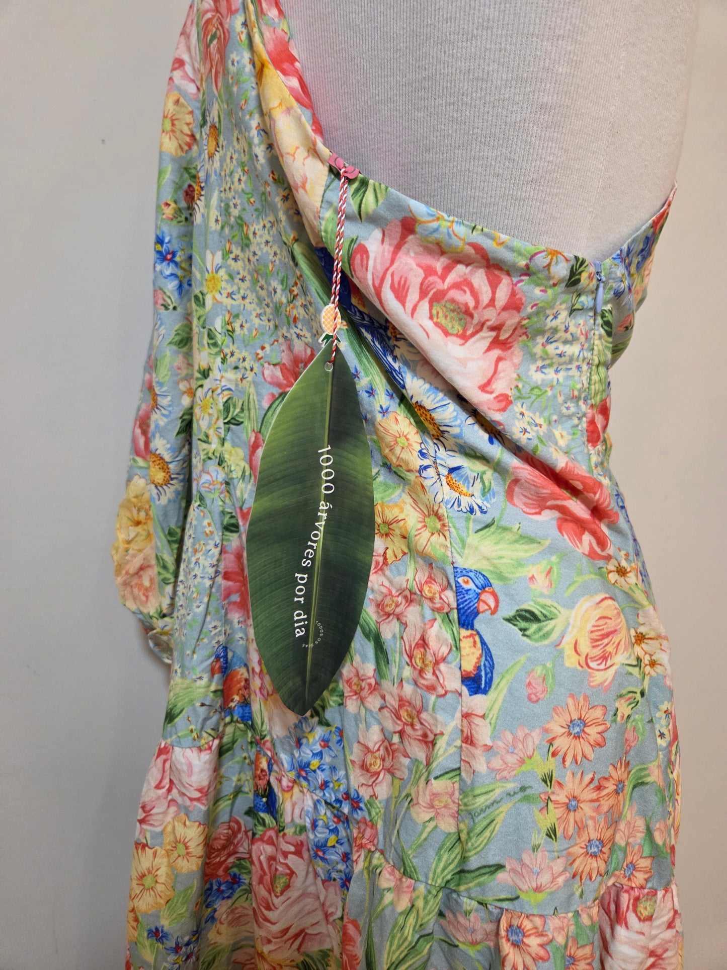 Vestido Farm Canteiro de Passarinho