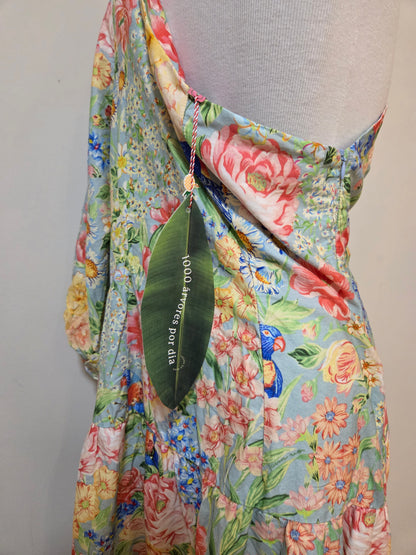 Vestido Farm Canteiro de Passarinho