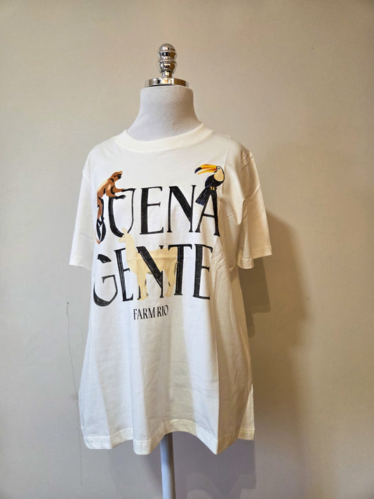 Camiseta Farm Estampa Buena Gente Animais