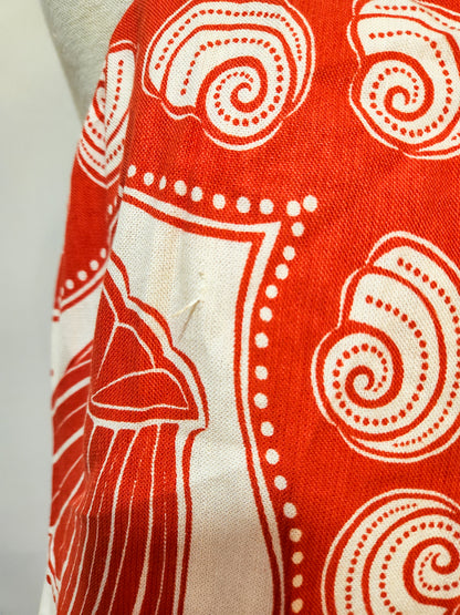 Vestido Farm Estampa Conchas