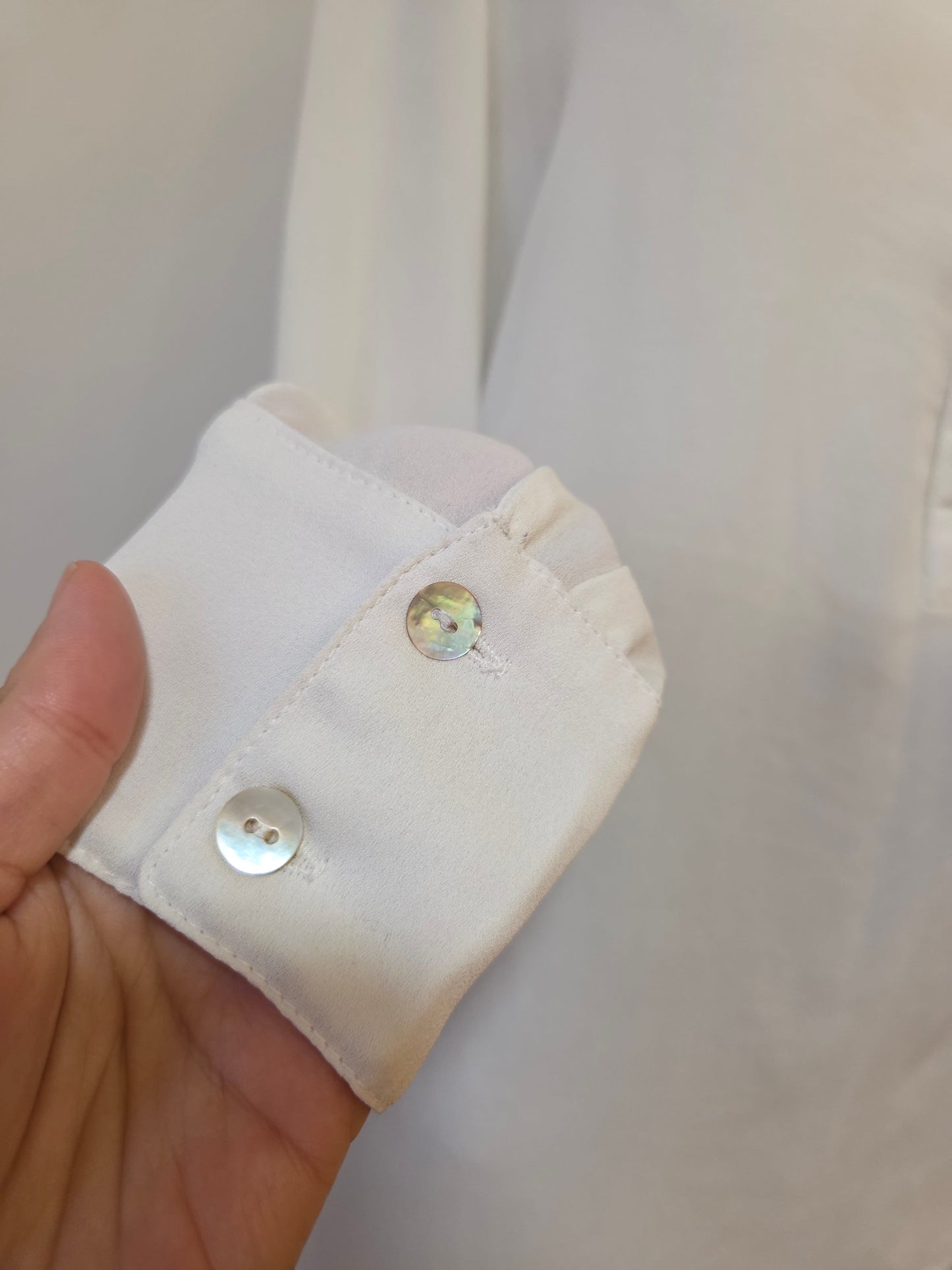 Camisa Outfit Bag Off-White Crepe
