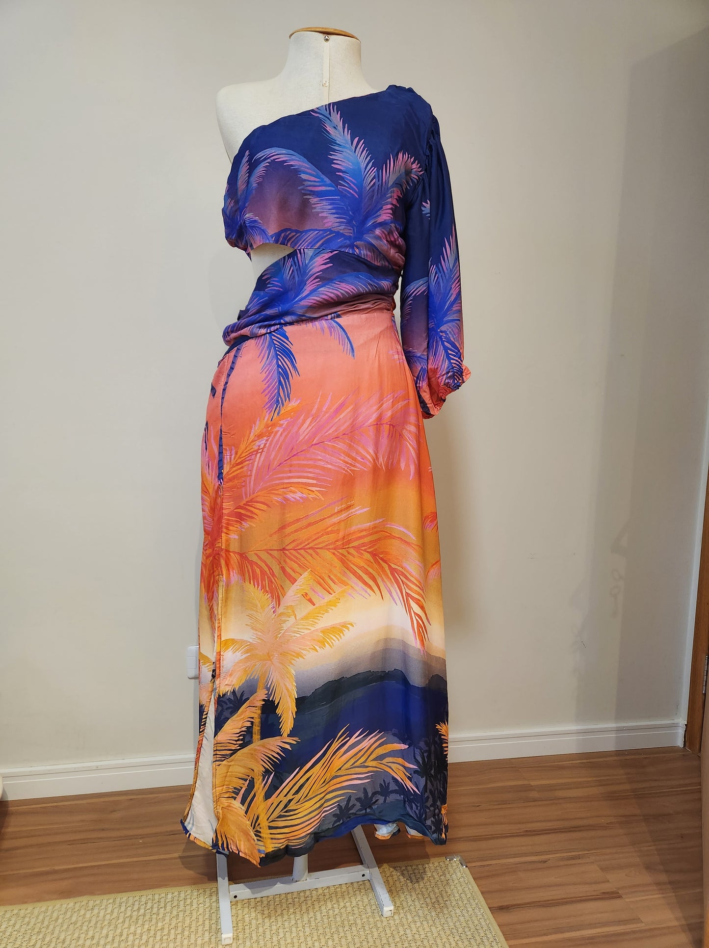 Vestido Farm Longo Estampa Sossego