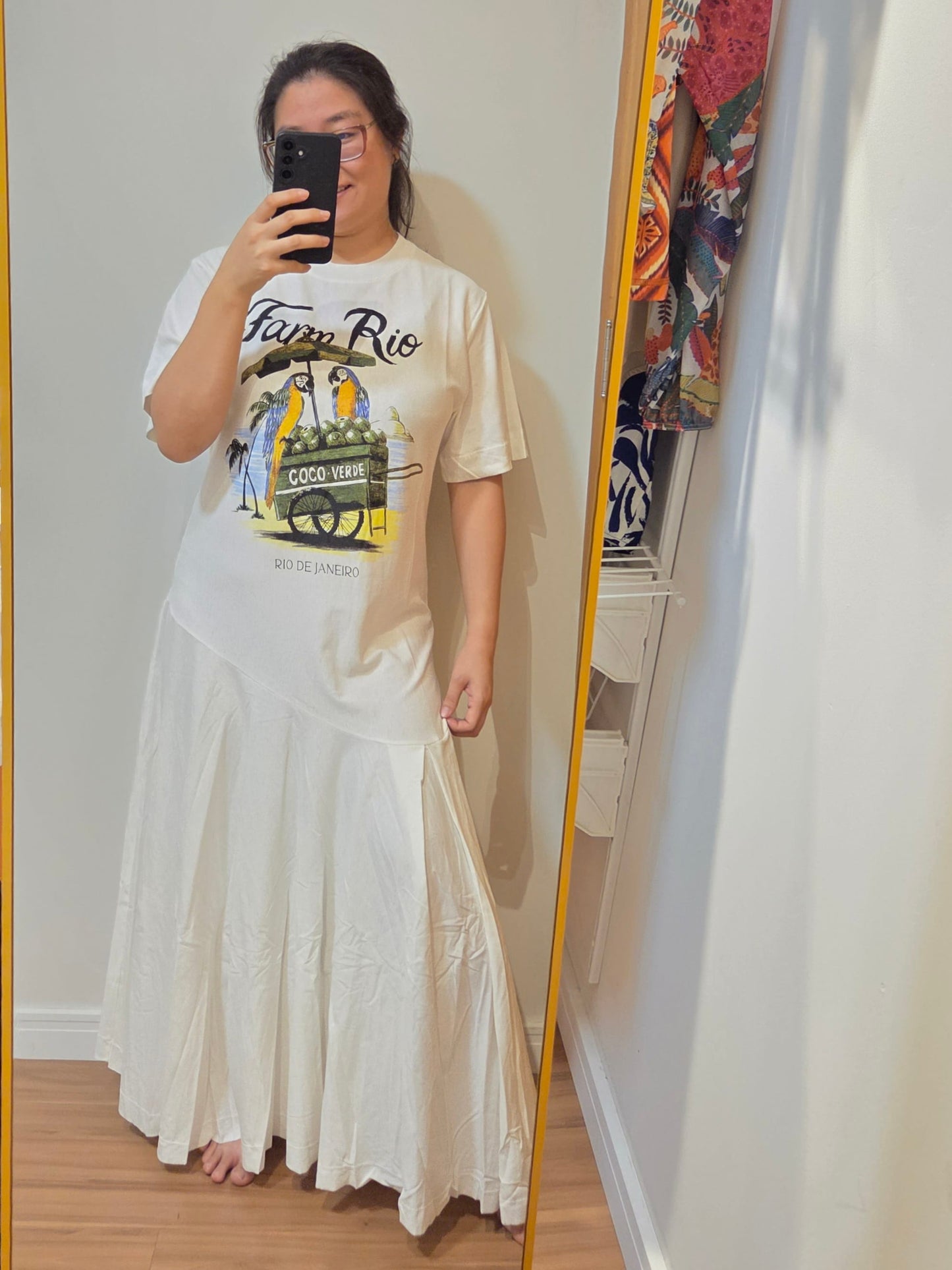 Vestido Farm Carrinho de Coco