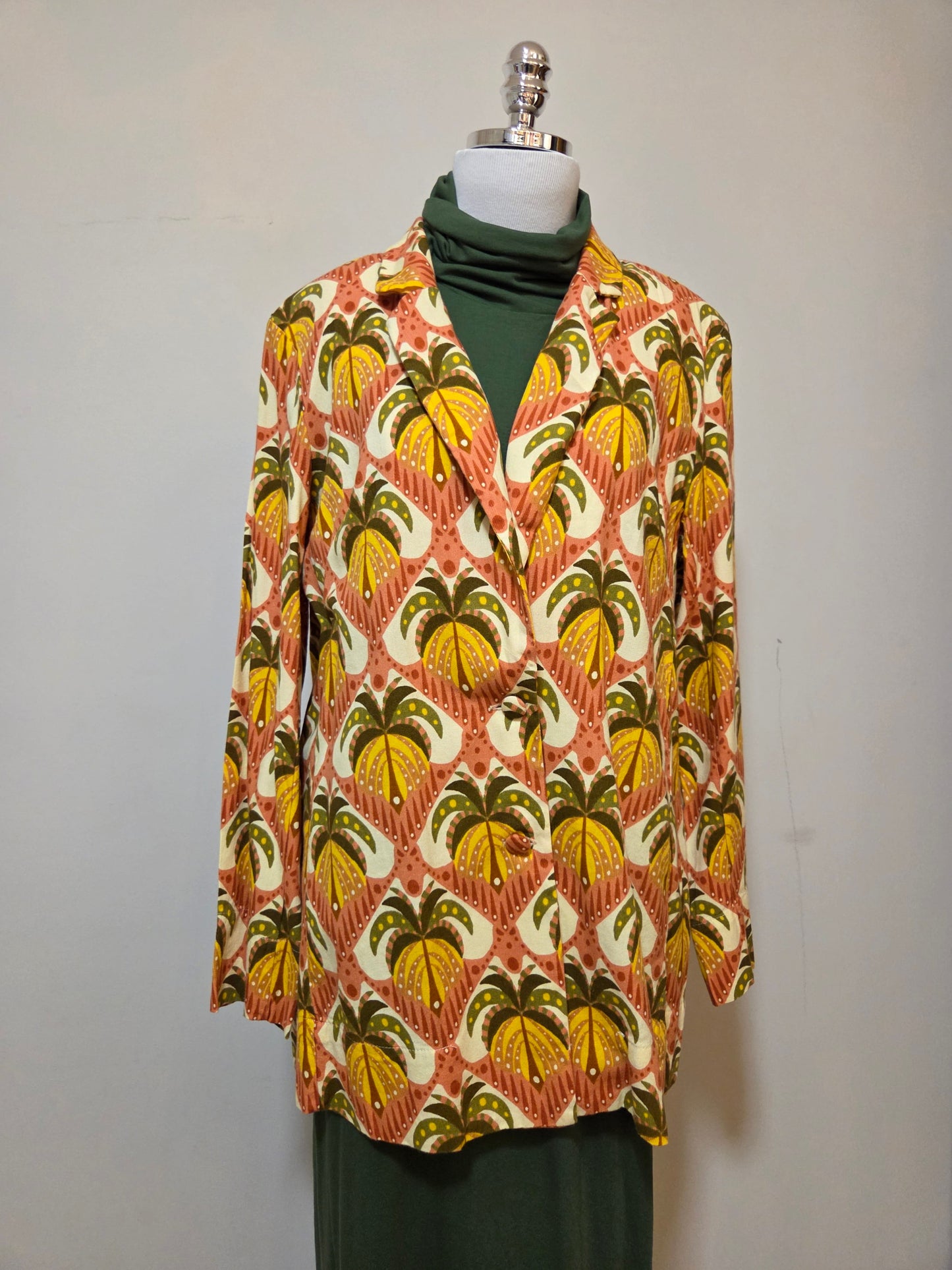 Blazer Farm Estampa Coqueirou