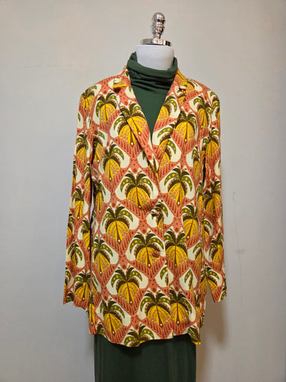 Blazer Farm Estampa Coqueirou