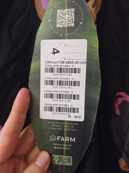 Camisa Farm Amor em Cores