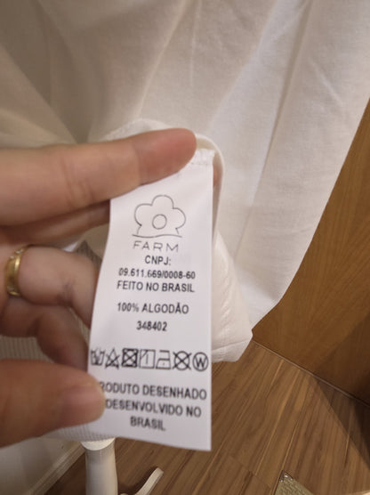 Camiseta Farm Papagaios e Água de Coco