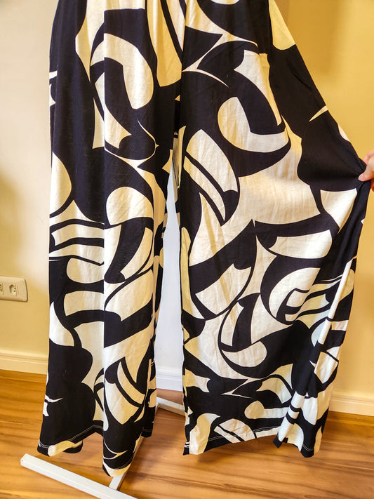 Calça Farm Tucanada Preto e Branco