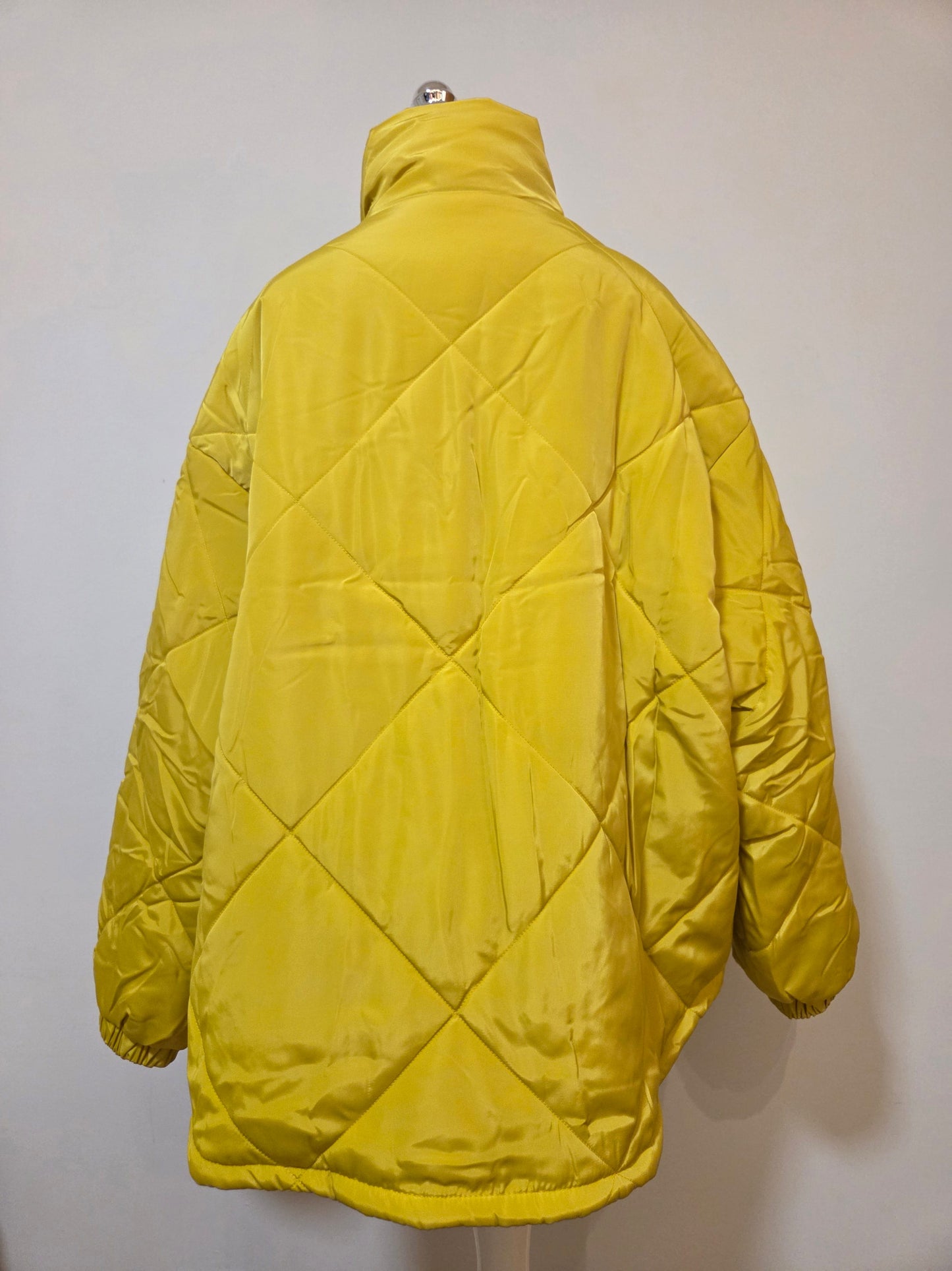 Blusa Hering Puffer Mostarda Oversized
