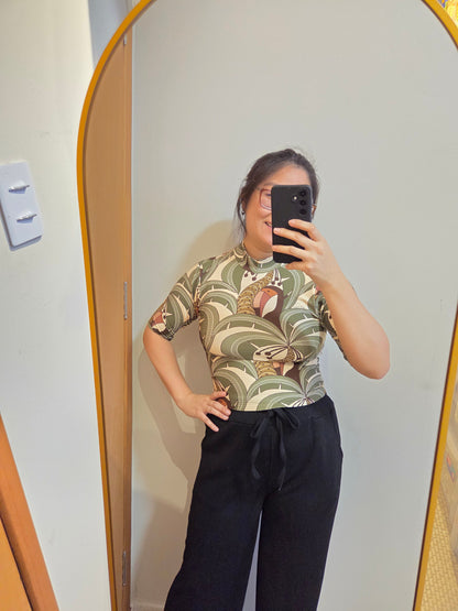 Conjunto Farm Blusinha e Saia Bananada de Tucano Verde