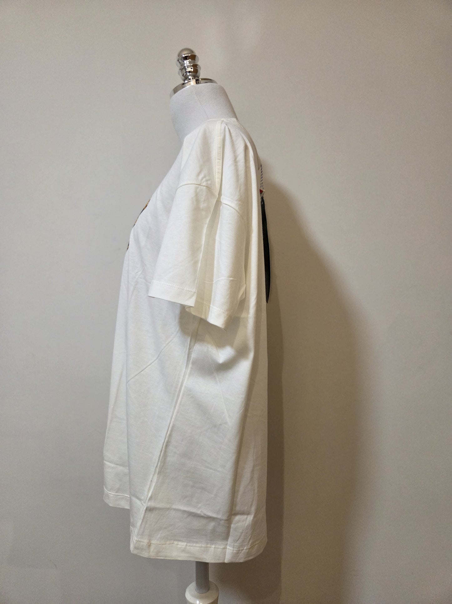 Camiseta Farm Onça Fundo Branco/Off White